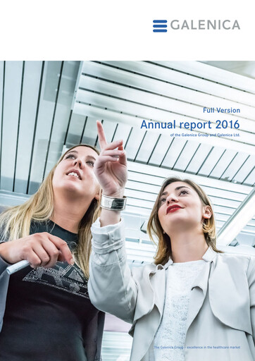 Thumbnail Galenica Annual Report 2016