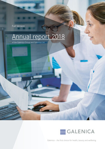 Thumbnail Galenica Annual Report 2018