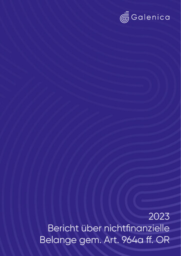 Thumbnail Galenica ESG Report 2023