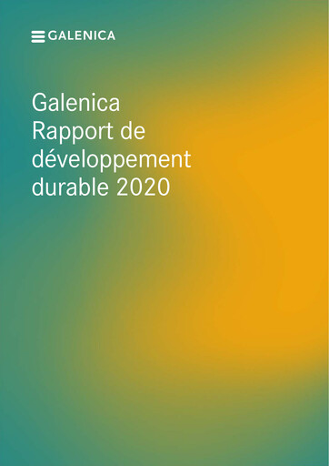 Vorschaubild Galenica Nachhaltigkeitsbericht 2020