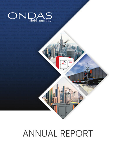 Thumbnail Ondas Holdings Annual Report 2022