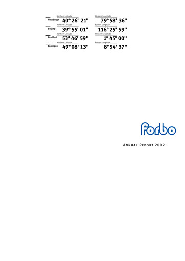 Thumbnail Forbo Holding Annual Report 2002
