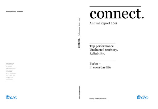 Thumbnail Forbo Holding Annual Report 2011