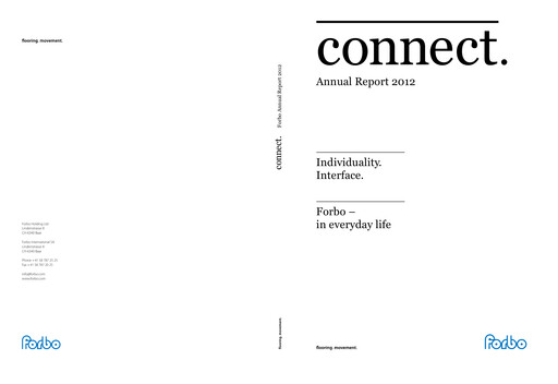 Thumbnail Forbo Holding Annual Report 2012