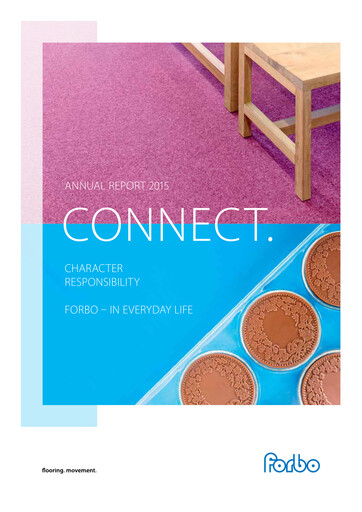 Thumbnail Forbo Holding Annual Report 2015