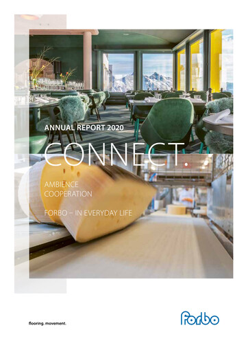 Thumbnail Forbo Holding Annual Report 2020