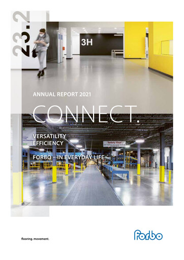 Thumbnail Forbo Holding Annual Report 2021