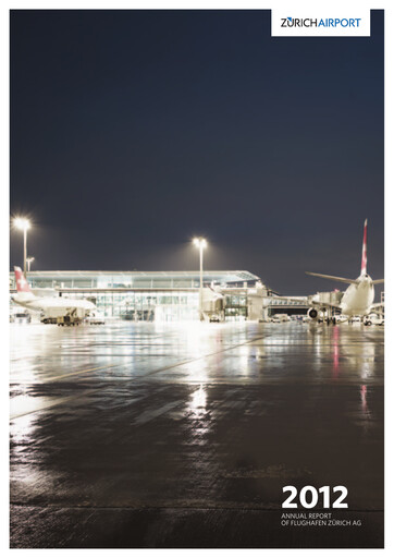 Thumbnail Zurich Airport Annual Report 2012