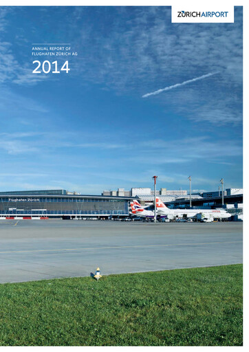 Thumbnail Zurich Airport Annual Report 2014