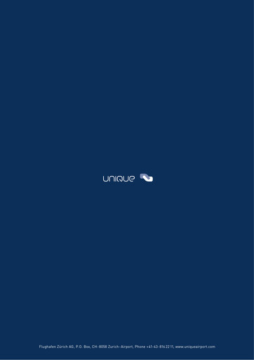 Thumbnail Zurich Airport Half-year Report 2002-h1