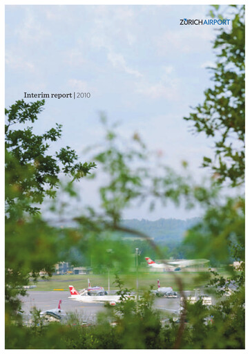Thumbnail Zurich Airport Half-year Report 2010-h1