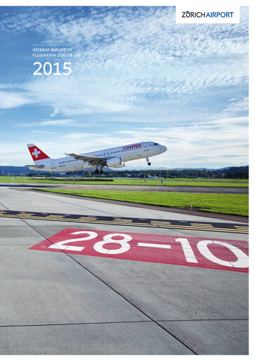 Thumbnail Zurich Airport Half-year Report 2015-h1