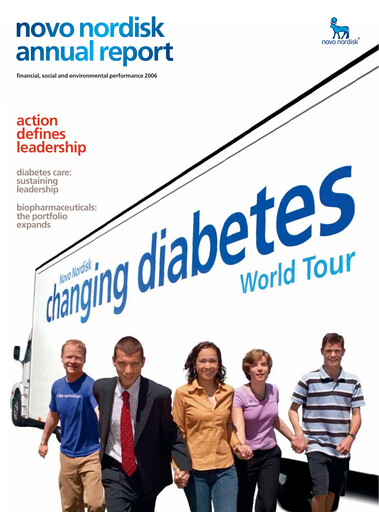 Thumbnail Novo Nordisk Annual Report 2006