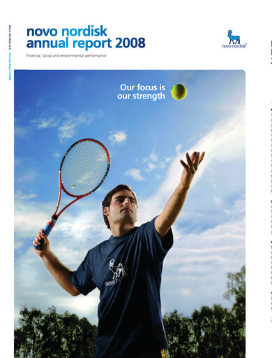 Thumbnail Novo Nordisk Annual Report 2008