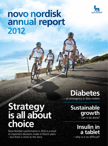 Thumbnail Novo Nordisk Annual Report 2012