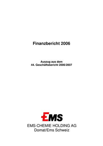 Thumbnail Ems-Chemie Financial Report 2006