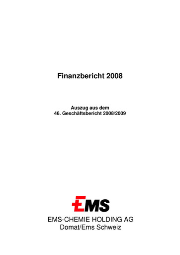 Thumbnail Ems-Chemie Financial Report 2008