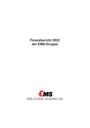 Thumbnail Ems-Chemie Financial Report 2022