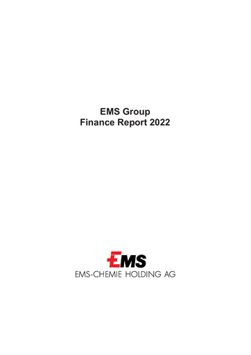 Thumbnail Ems-Chemie Financial Report 2022