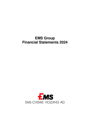 Thumbnail Ems-Chemie Financial Statement 2024