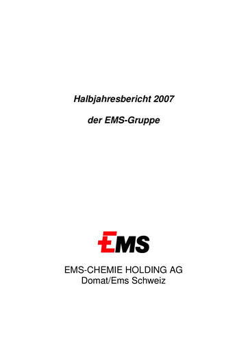 Thumbnail Ems-Chemie Half-year Report 2007-h1
