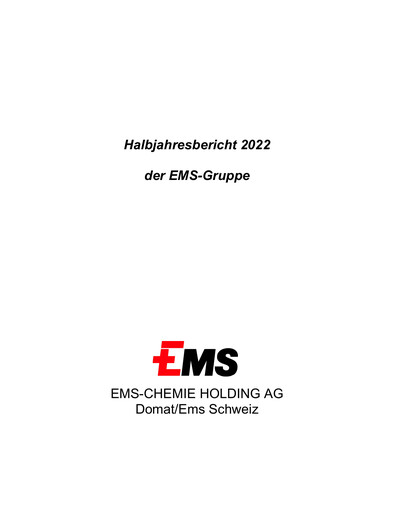 Thumbnail Ems-Chemie Half-year Report 2022-h1
