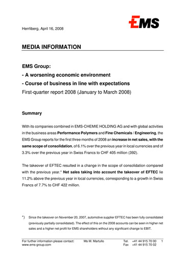 Thumbnail Ems-Chemie Quarterly Report 2008-q1