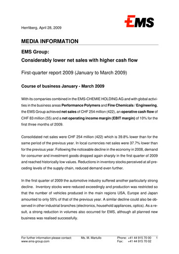 Thumbnail Ems-Chemie Quarterly Report 2009-q1