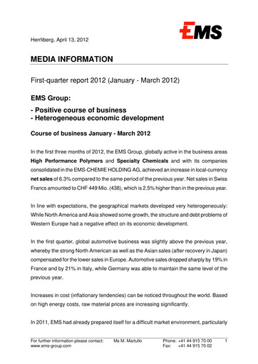 Thumbnail Ems-Chemie Quarterly Report 2012-q1