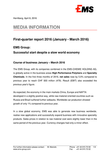 Thumbnail Ems-Chemie Quarterly Report 2016-q1