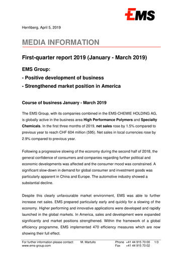 Thumbnail Ems-Chemie Quarterly Report 2019-q1