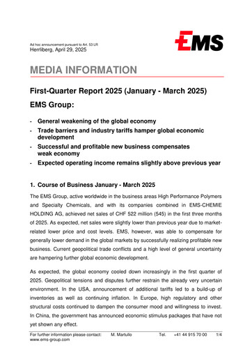 Thumbnail Ems-Chemie Quarterly Report 2025-q1