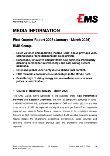 Thumbnail Ems-Chemie Quarterly Report 2026-q1
