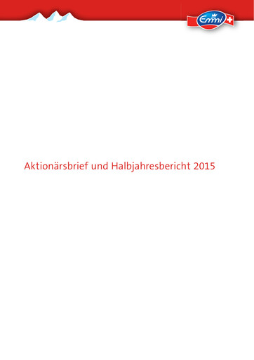 Thumbnail Emmi AG Half-year Report 2015-h1