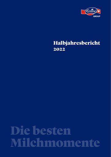 Thumbnail Emmi AG Half-year Report 2022-h1