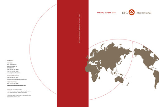Thumbnail EFG International Annual Report 2007
