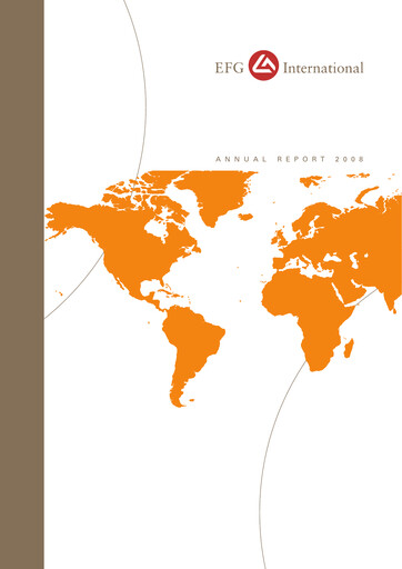 Thumbnail EFG International Annual Report 2008