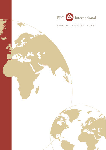 Thumbnail EFG International Annual Report 2012
