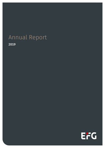 Thumbnail EFG International Annual Report 2019