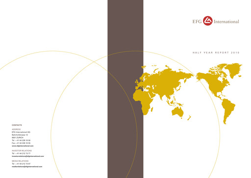 Thumbnail EFG International Half-year Report 2010-h1