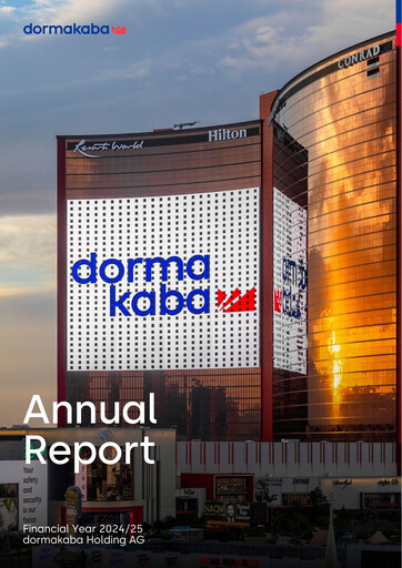 Thumbnail dormakaba Annual Report 2024-2025
