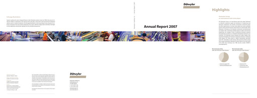 Thumbnail Dätwyler Annual Report 2007