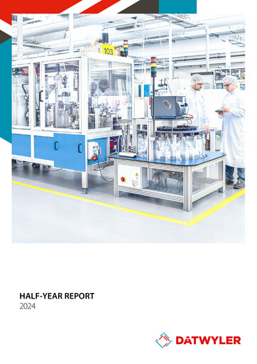 Thumbnail Dätwyler Half-year Report 2024-h1