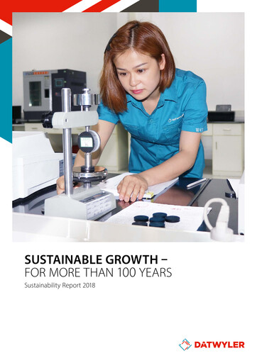 Thumbnail Dätwyler Sustainability Report 2018