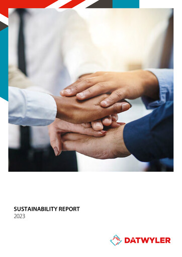 Thumbnail Dätwyler Sustainability Report 2023