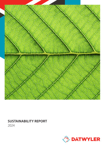 Thumbnail Dätwyler Sustainability Report 2024
