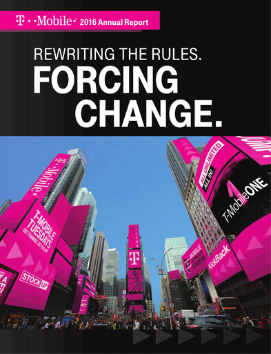 Miniature T-Mobile US Rapport annuel 2016