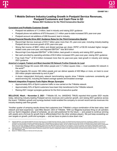 Thumbnail T-Mobile US Quarterly Report 2021-q3