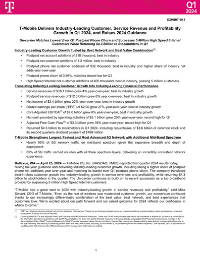 Thumbnail T-Mobile US Quarterly Report 2024-q1