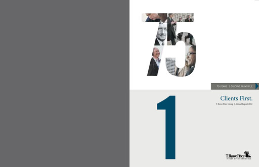 Thumbnail T. Rowe Price
 Annual Report 2012